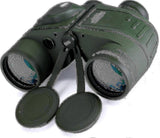10x50 Marine Binoculars, Binoculars With Night Vision, Rangefinder And Compass, For Water Sports