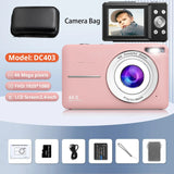 HD Digital 44MP 1080P FHD Photography Video Camcorder 16X Zoom Portable Vlogging Camera for Kids Adults Beginners