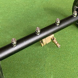 Under Carriage Surface Cleaner for High Pressure Washer Underbody Car Wash Water Broom with 2 Pcs Extension Wand