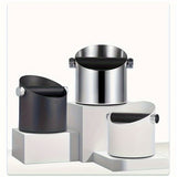 1pc Coffee Knock Box Steel Shock-Absorbent Espresso Knock Box Barista Coffee Grind Dump Bin With Non-Slip Base Accessories
