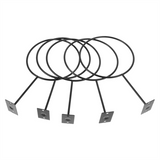 5Pcs Ball Holders Football Display Stands Basketball Storage Racks Soccer Wall Mounted Shelf