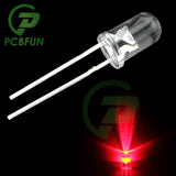 50/100/200pcs 5mm Candle Red Yellow Flickering Leds Flash Bk Dip Led Diode Intermitente Light Lamp Flicker