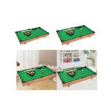 Billiards Game Triangle Rack Interaction Toy Mini Tabletop Pool Table Set, for Kids Adults Playroom Kindergarten Family Bedroom