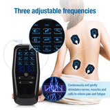 9 Modes 30 Gears Digital TENS hine EMS Massager Electric Pulse Muscle Stimulator for Back Neck Electrode Massage Pads