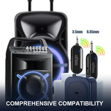 2.4G Wireless Microphone Headset Mic For Voice Amplifier Speaker Karaoke Computer Teaching Meeting Yoga Singing Micro Phone