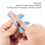 3pcs Type Spt Straightening Support Fixation Frog Finger Mallet Brace with Sponge
