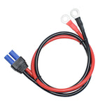 40cm 10AWG EC5 Female To O Ring Terminal CablePower Wire Connector Extension Silicone Cord Emergency Battery Jump Cable