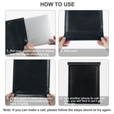 5Pack Anti-Tracking Waterproof Fireproof Bag with Handle - For Laptops, Phones & Car Keys - Durable RFID Signal Blocker Pouch