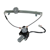 Front Power Window Regulator w/Motor Driver Side Left 8Gear Tooth Quantity Galvanized Steel Nylon 1xTouch (Open) 660108 741300 WRA51723 12558874L