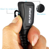 Retevis R-111 Walkie Talkie Ear Hook with Adjustable Volume K-Head - Compatible with Baofeng 888s and UV5R - 9037