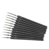 Detail Brush Set Painting Premium Synthetic Miniature Paint Brushes Fine Art Models for Artists