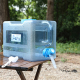 6/8/13/18L Bucket Storage Portable Water Tank Container with Faucet No Leakage for Camping Cooking Picnic Hiking