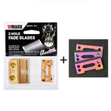 WMARK 2 Hole Replacement Clipper for Professional Barbers and Stylists Many Matches Magic Blades