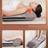 Kneading Massage Pillow Body Electric Healthy Home Shiatsu Massager Neck Shoulder Back Infrared Heating Pain
