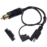 DIY 30CM DIN Hella Plug to for Victory Triumph Ducati Multistrada Motorcycle SAE Polarity Reverse Connector