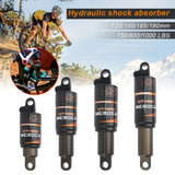 Discount Bicycle Oil Spring Rear Absorber 125/150/165/190mm Adjustable Shock Damper Reducer For Mountain Bike Scooter