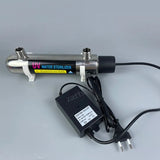 110V/220V Stainless Steel UV Water Sterilizer Ultraviolet Tube Lamp Direct Drink Disinfection Filter Aquarium Fish Tank Purifier