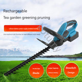 Electric Hedge Trimmer Household Fence Pruning Saw Rechargeable Cordless Grass Shear Garden Tool