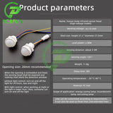 1-10pcs LED PIR Sensor Detector Smart Switch 220V 110V Infrared Human Body Motion Time Delay Mode Lighting Induction Automatic
