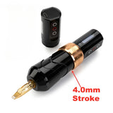 New Max Tattoo hine Powerful Coreless Motor Lithium Battery LED Display for Permanent MakeUp 3.5mm 4.0mm Stroke