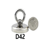1PC Super Neodymium Pot Fishing Magnets Hoo Round Powerful Magnetic Saage magnet