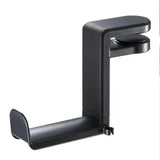 Universal Headphone Stand Adhensive Plastic Wall Mount Hanger Under Desk Headset Rack Holder Support For Gaming Earphone Bracket
