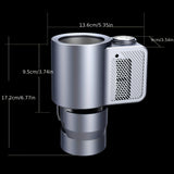 1pc Car Cooling And Heating Smart Cup With Temperature Control For Travel, 12V Coffee Tea Drinks Mug Heating