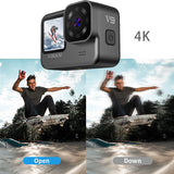 4K/30FPS WiFi Anti-shake V9 Action Camera Go with Remote Control Screen Underwater Waterproof Helmet Camcorder Drive Recorder