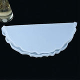 Epoxy Kit 10 Inch Fruit Plate Irregular Round Silicone Resin Tray Mold For Beginners With 2 Pcs Gold Handles