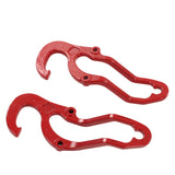 68196982AA 5500 Lbs Towing Capacity High Strength Easy Installation Rustproof Metal Front Tow Hooks Rugged for Car