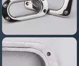 1Yacht cable guide oval square hole, chain anchor rope perforation, marine stainless steel hardware accessories