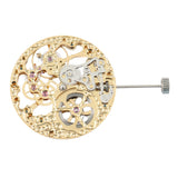 17 Jewels Gold Asian Full for Men's Watch 6497 Hand-Winding Mens Skeleton Movement