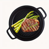 1pc, Cast Aluminum Griddle Pan For Stove Top, Lighter Than Cast Iron Skillet Pancake Griddle, Nonstick Kitchen Stove Top Grill
