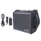 Electric Drum Amp Dual Channel Portable Electronic Drum Amplifier with Dual Speakers 110240V 30W US Plug