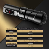 2022 Newest FLUX MAX l Wireless Tattoo Machine Pen Rotaty Powerful Coreless Motor with Digital LED Display Free Shipping