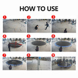 Trampoline for home children indoor commercial trampoline outdoor adult trampoline outdoor large bungee bed with guard net 5FT diameter 150cm round