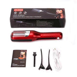 Hair Split Ends Trimmer Remover Damaged Hair Red EU Plug