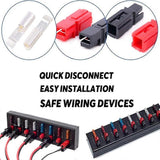 10 Pair 30A 600V Power Connectors Accessories with Insulation Cover