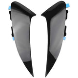 Rear Bumper Spoiler Air Vent Outlet Trim Cover Black