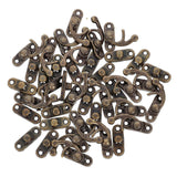 20pcs Antique Cabinet Latch Vintage Latch Hasp Vintage Buckle Bronze Color Decorative Hasp Latch Hardware Bronze For Wooden Box Case Drawer Cabinet Le