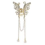 Butterfly Hair Accessories for Women Fancy Hair Clips for Women Rhinestone Hair Claw Decorative Hair Claw Butterfly Hair Clips for Women Metal Butterf