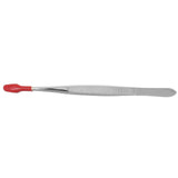 Stamp Tweezers Stainless Steel Tweezers Tongs Long Tweezers with Rubber Tip Collector Tool