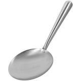 Stainless Steel Tofu Brain Shovel Chinese Tofu Spoon Rice Spatula Flat Bottom Rice Scooper Oil Soup Ladle Serving Spoon for Home Restaurant Kitchen
