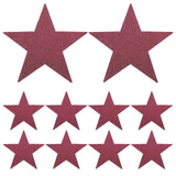 10pcs Movie Night Star Cutouts Glitter Star Cutouts Paper Star Confetti Cutouts Stars Cardboard for Bulletin Board Classroom Wall Decoration