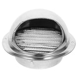Stainless Steel Dryer Vent Cap Stainless Steel Dryer Vent Cover Round Ventilation Hood Stainless Steel Ventilation Vent Round Vent Outlet Cover