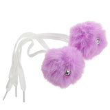 2Pcs Cute Pom Poms with Bells for Roller Skates Colored Pom Poms Decorations  Ice Skate Pompom Fluffy Balls Decorative Shoes Pom Poms Accessories