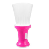 1PC Powder Brush Broken Hair Cleaning Brush Special Hairdressing Brush Portable Sweeping Hair Tool Hair Salon Neck Brush for Home Salon Use (Pink)