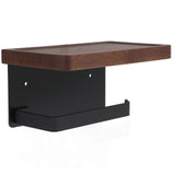 Bathroom Toilet Paper Stand Toilet Paper Holder With Wood Shelf Bathroom Toilet Paper Rack