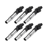 6 Pcs Coil Pack For A3 Tt R32 V6 3.2l 3.6l 022905715 022905100b