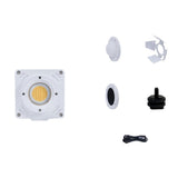 20W Pocket LED Video Light 2700K-6500K Photography Light with Softbox Honeycomb Grid Barndoor 12FX for Photo Studio,B